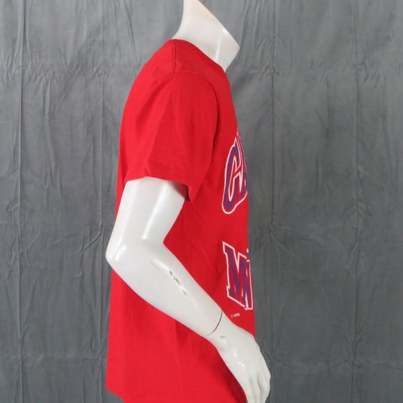 Montreal Canadiens Shirt (VTG) - Big Logo Front by Pro Player - Men's Medium - Picture 7 of 8